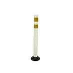 Three D Traffic Works 36 in. Repo Post Workzone White Delineator Post ...