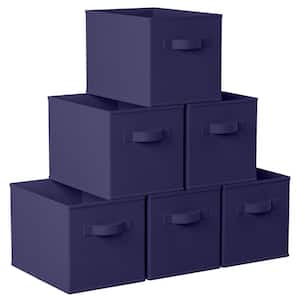 13 x 13 x 15 Navy Cube Storage Bin