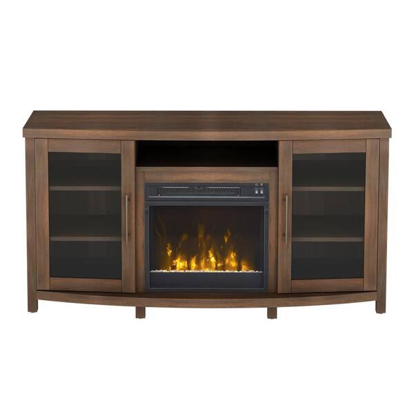 Classic Flame Rossville 54 in. Media Console Electric Fireplace in Stanton Birch