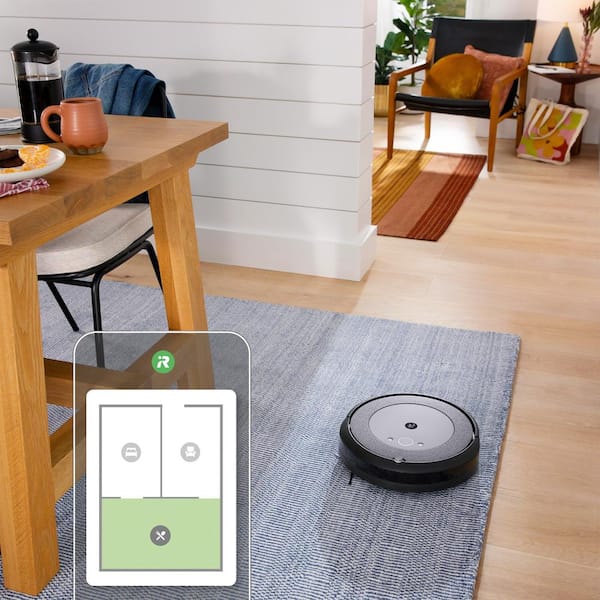 iRobot Roomba i3+ EVO (3550) Self-Emptying Robot Vacuum Now Clean By Room  With Smart Mapping, Ideal For Pet Hair i355020