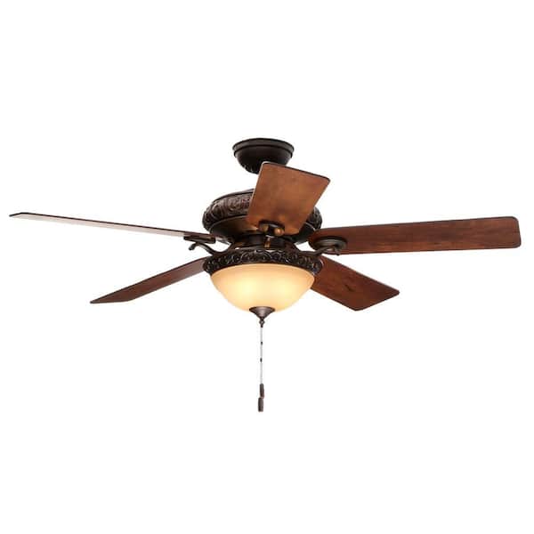 Hunter Vernazza 52 in. Indoor Brushed Cocoa Bronze Ceiling Fan with Light Kit