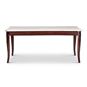 Marseille Cherry Marble Top Dining Table