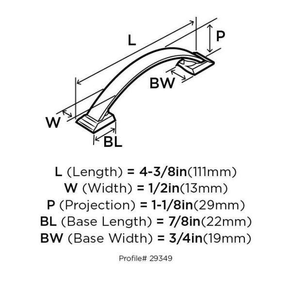 10 Pack 10PK29349ORB Amerock Candler 3 in Center-to-Center Oil-Rubbed Bronze Cabinet Pull 76 mm 10 Pack 10PK29349ORB Amerock Candler 3 in Center-to-Center Oil-Rubbed Bronze Cabinet Pull 76 mm