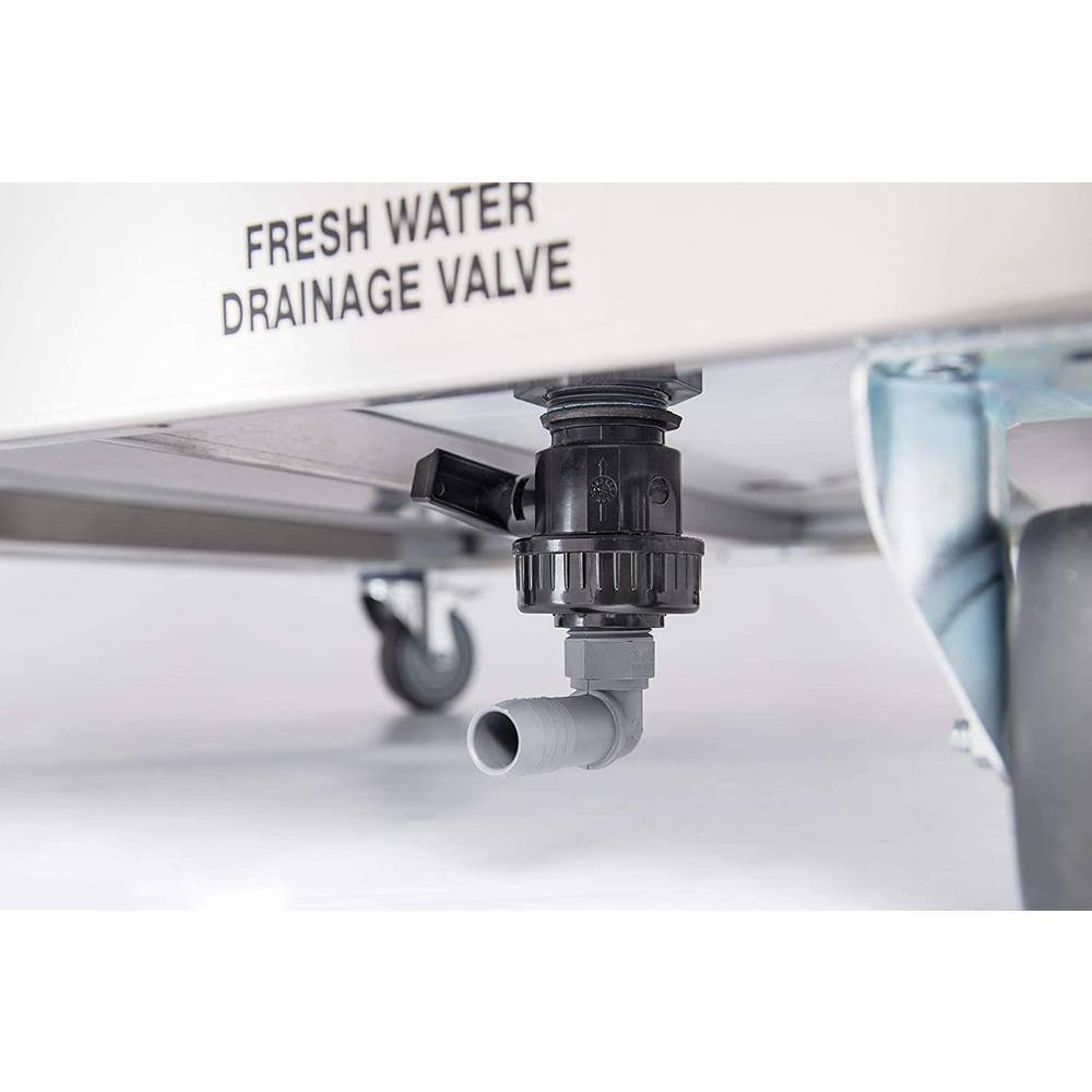 32'' Stainless Steel Freestanding Triple Basin Utility Sink
