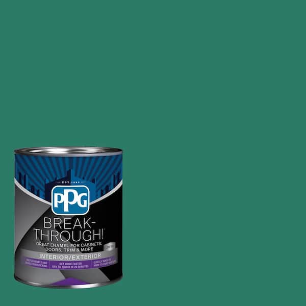 Break-Through! 1 qt. PPG1140-6 Pinehurst Satin Door, Trim & Cabinet Paint