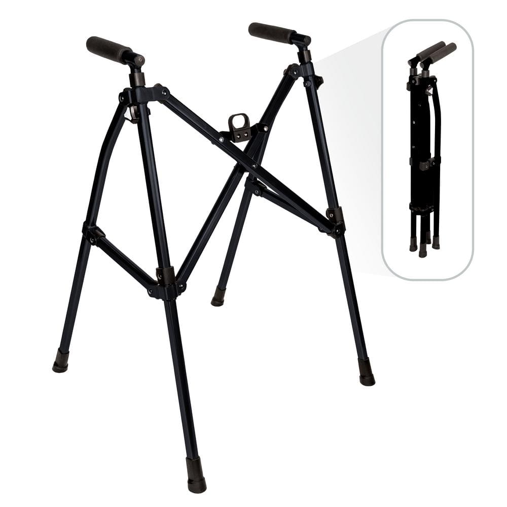 Matte Black Lightweight Foldable Walker for Seniors
