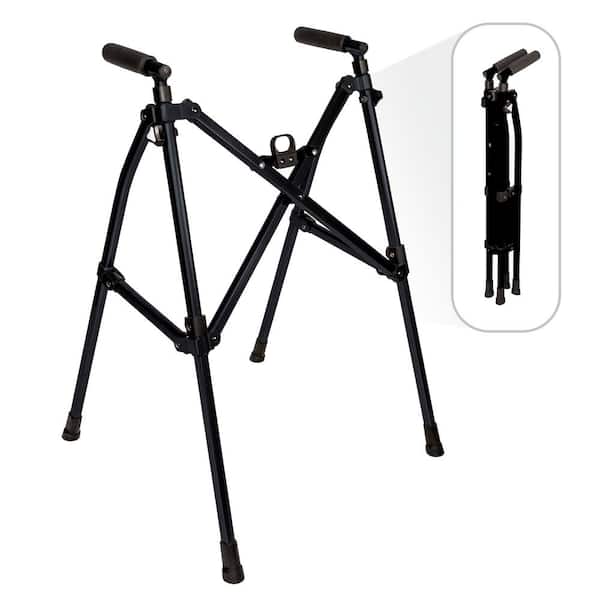 Stander Wonder Walker Lite, Light-Weight Folding Walker for Seniors in Matte Black