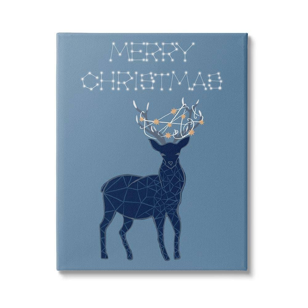Christmas Constellations Deer by Hannah by att 1-Piece Unframed Graphic Print Animal Poster Art Print 30 in. x 24 in. price history on PriceWatchPro