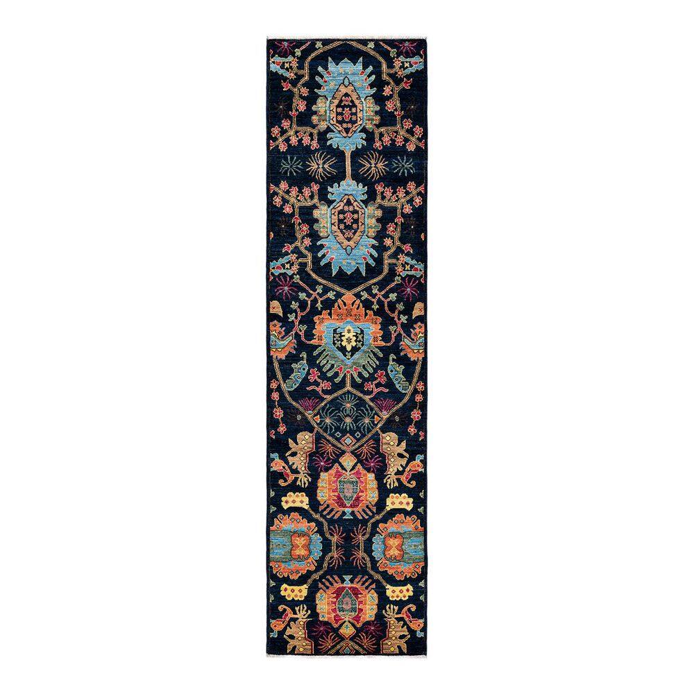 Serapi Blue 3 ft. x 10 ft. Tribal Wool Indoor Runner Rug price history on PriceWatchPro