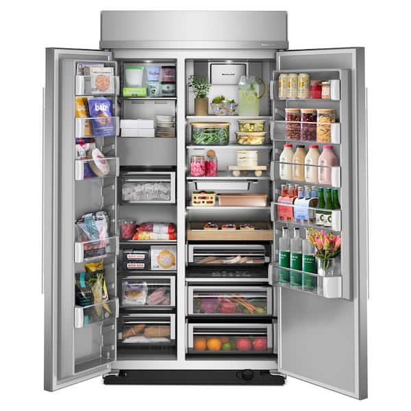 KitchenAid 42 in. 25.5 cu. ft. Built-In Side-by-Side Refrigerator
