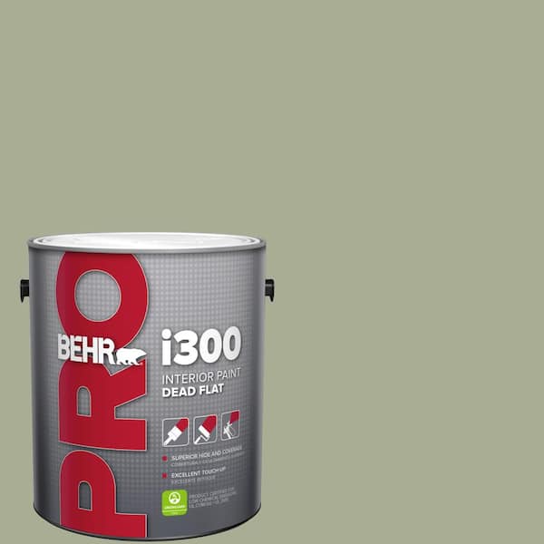 1 gal. #S380-4 Bay Water Dead Flat Interior Paint