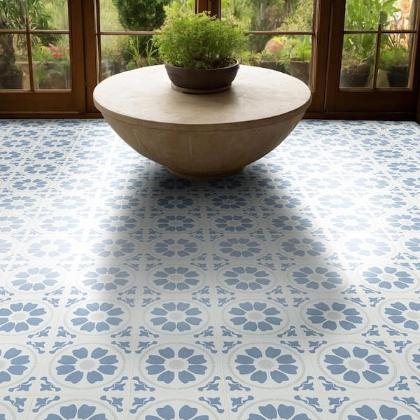 Tamensa 8 in. x 8 in. Matte Porcelain Encaustic Floor and Wall Tile (371.52 sq. ft./pallet)