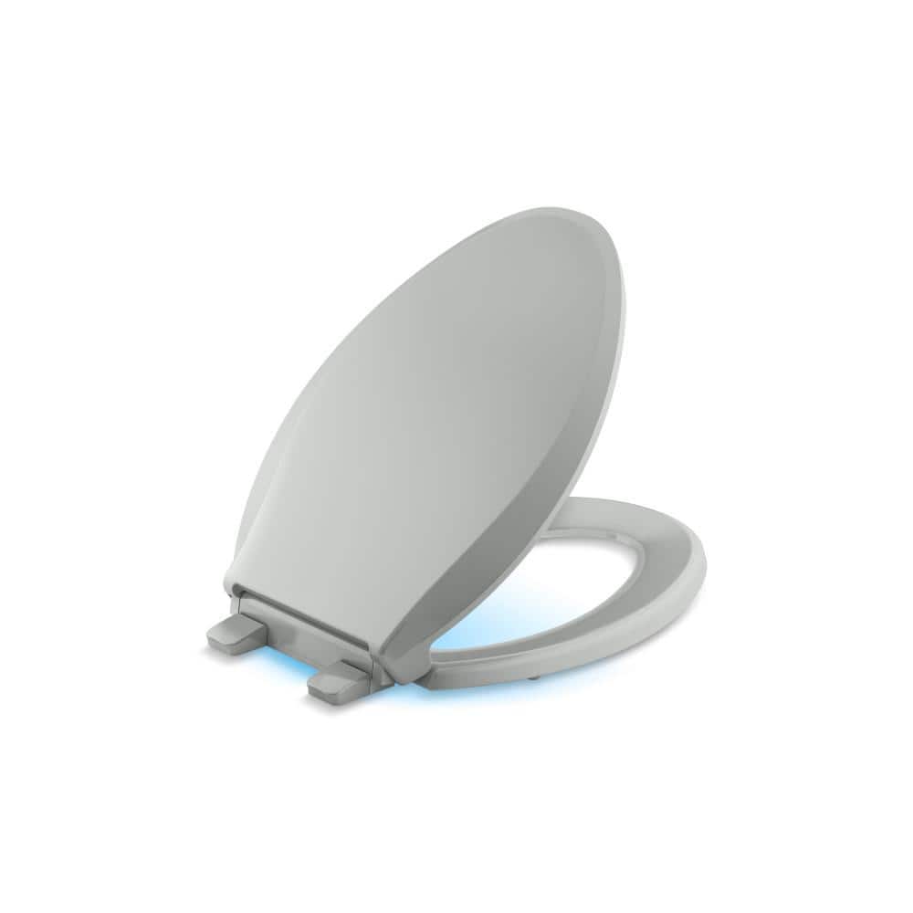 KOHLER Cachet Nightlight QuietClose Elongated Closed Front Toilet Seat