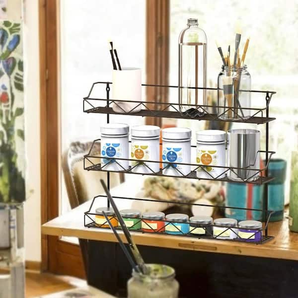 Wood Spice Shelf Wood Spice Rack Wall Mounted Spice Rack Spice Rack  Organizer Kitchen Shelves IKEA Spice Jars Compatible 