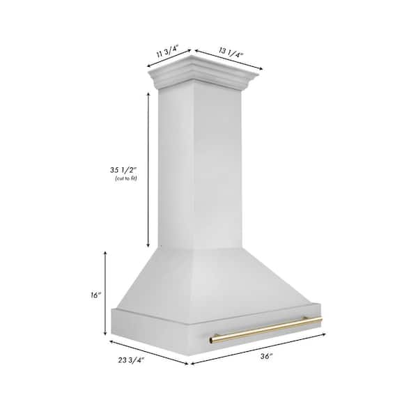 ZLINE 36 Range Hood - Oil-Rubbed Bronze with Copper Rivet Accents  (655-BCCCC-36) - Default Title - The Range Hood Store in 2023