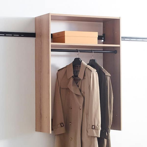 Klair Living Devi Series 31.5-31.5 in. W Oak Wall Mount Single
