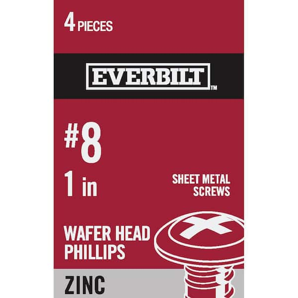 Everbilt #8 X 1 In. Zinc Plated Phillips Modified Truss Head Sheet ...