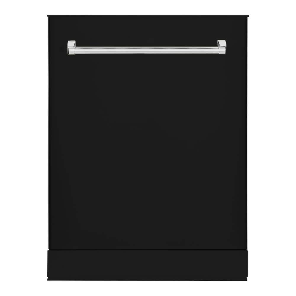 Bold 24 in. Dishwasher with Stainless Steel Metal Spray Arms in color Glossy Black with Bold Chrome handle