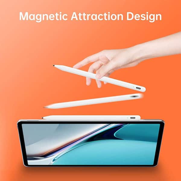 phyfalip Stylus Ipad Pen in White with Battery Level Display phyfalip Stylus Ipad Pen in White with Battery Level Display