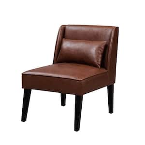 Brown Leather Lounge Chair