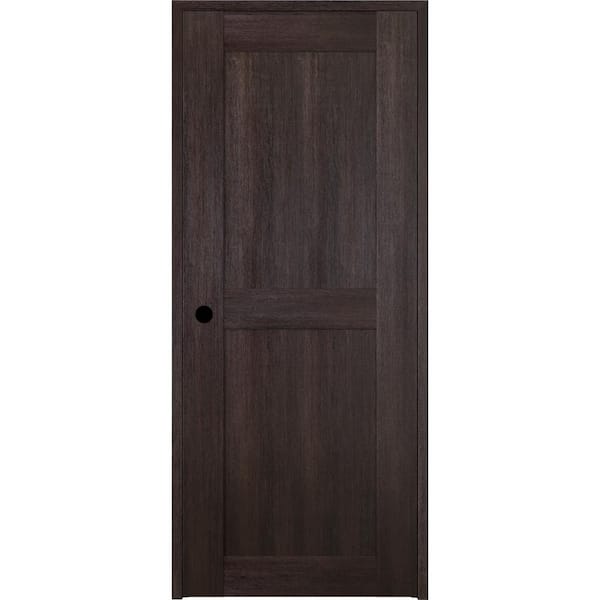 Belldinni Vona 36 in. x 80 in. Right-Handed Solid Core Veralinga Oak Textured Wood Single Prehung Interior Door