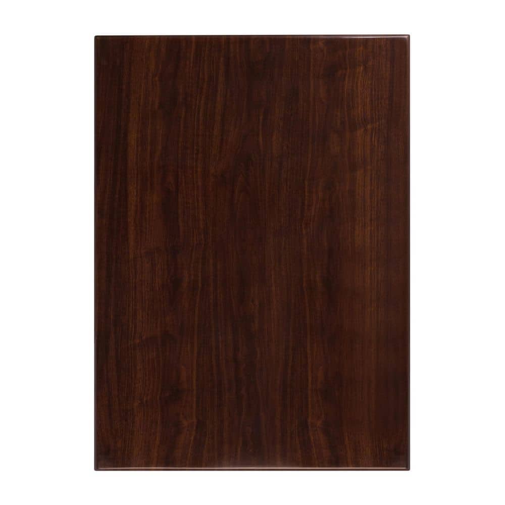 30 in. x 42 in. High-Gloss Walnut Resin Table Top with 2 in. Thick Drop-Lip price history on PriceWatchPro
