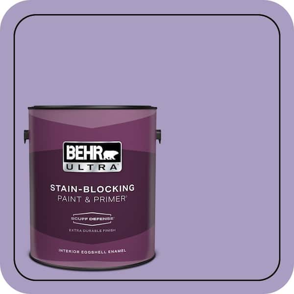 BEHR ULTRA 1 gal. #M560-4 Evening Slipper Extra Durable Eggshell Enamel Interior Paint & Primer