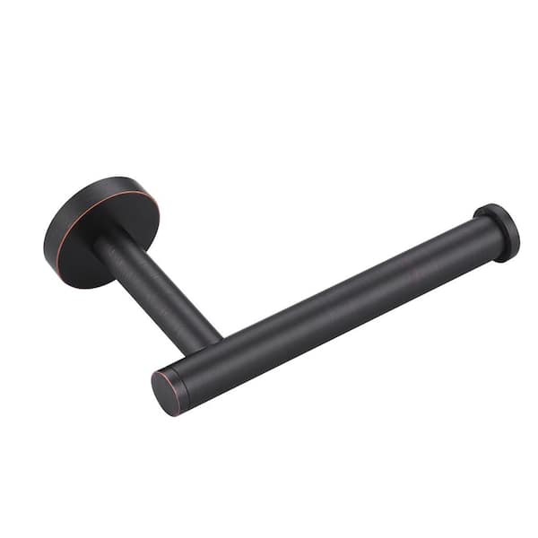 Wall-Mount Stainless Steel Single Post Toilet Paper Roll Holder for Bathroom, Washroom, Kitchen in Oil Rubbed Bronze