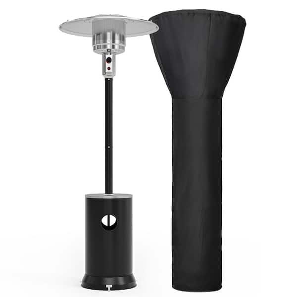 PamaPic 48000 BTU Black Propane Patio Heater with Cover
