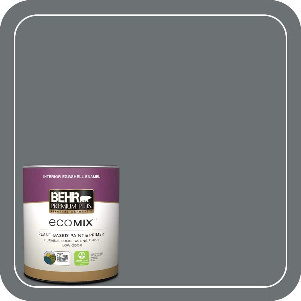 1 qt. #QE-61 Rich Pewter Eggshell Enamel EcoMix Plant-Based Interior Paint & Primer price history on PriceWatchPro