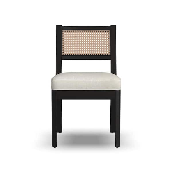 Brentwood Black Cane Back Armless Chair 5581-80 - The Home Depot