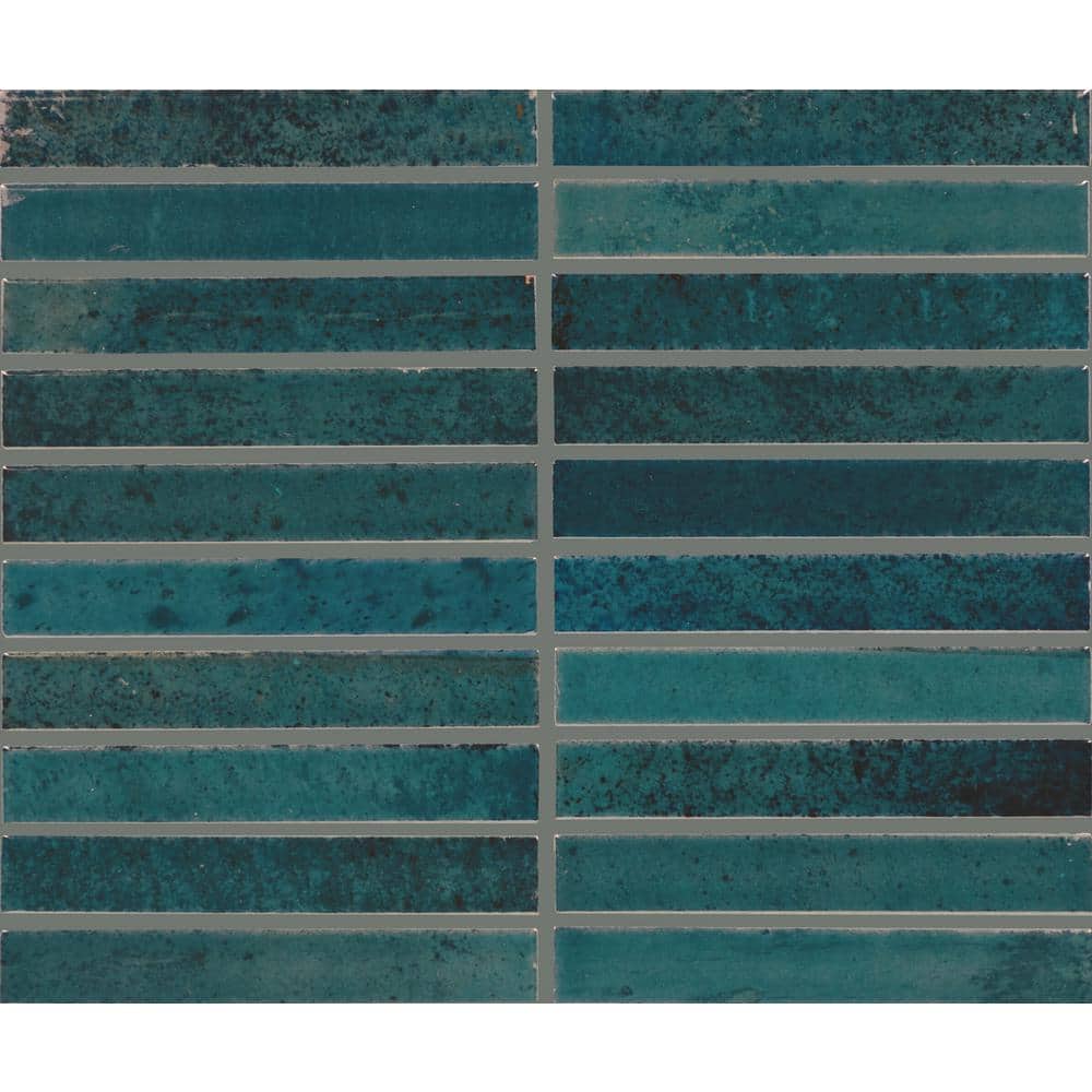 Miramo Horizon 2-1/2 in. x 3 in. Glossy Ceramic Straight Joint Mosaic Tile Sample price history on PriceWatchPro