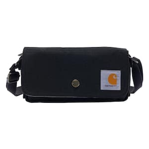 6.25 in. Crossbody Horizontal Bag Backpack Black OS