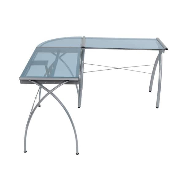 Studio Designs Futura LS Silver/Blue Metal and Glass Craft