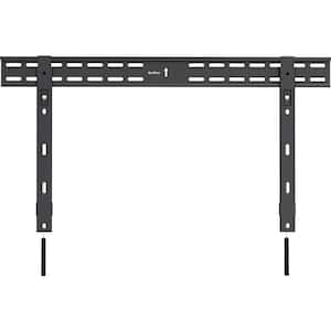 Universal Ultra Slim Low Profile Fixed Wall Mount for 37 in.-70 in. TVs, Black