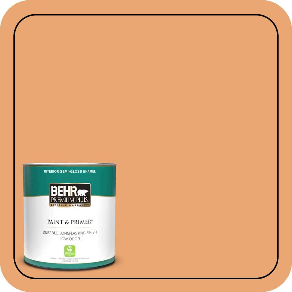1 qt. #M230-5 Sweet Curry Semi-Gloss Enamel Low Odor Interior Paint & Primer price history on PriceWatchPro