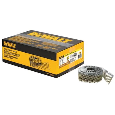 1-3/4 in. x 0.080 in. Galvanized Metal Ring Shank Coil Nails (4200 Pieces)