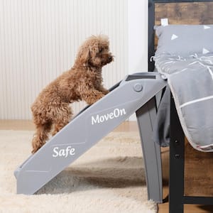 4-Step Foldable Dog Stairs Pet Steps with Non-Slip Pads