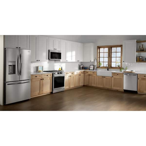 Frigidaire - Gallery 24 in Top Control Built In Tall Tub Dishwasher in Stainless Steel with 7 Cycles and CleanBoost