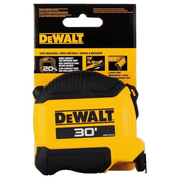 DEWALT - 30 ft. x 1-1/8 in. Tape Measure with Finger Brake