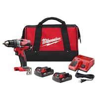 Milwaukee M18 18 V 1/2 in. Brushless Cordless Compact Drill Kit