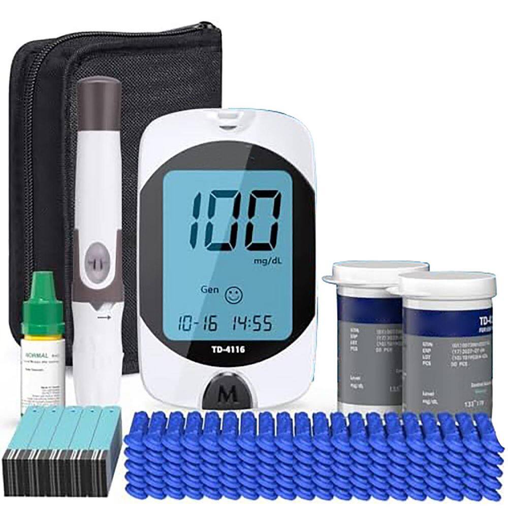 TD-4116 3.7 Volt 1.5 Amp AC Blood Glucose Test Meter Digital Blood Sugar Test Meter with 100 Strips 100 Lancets price history on PriceWatchPro