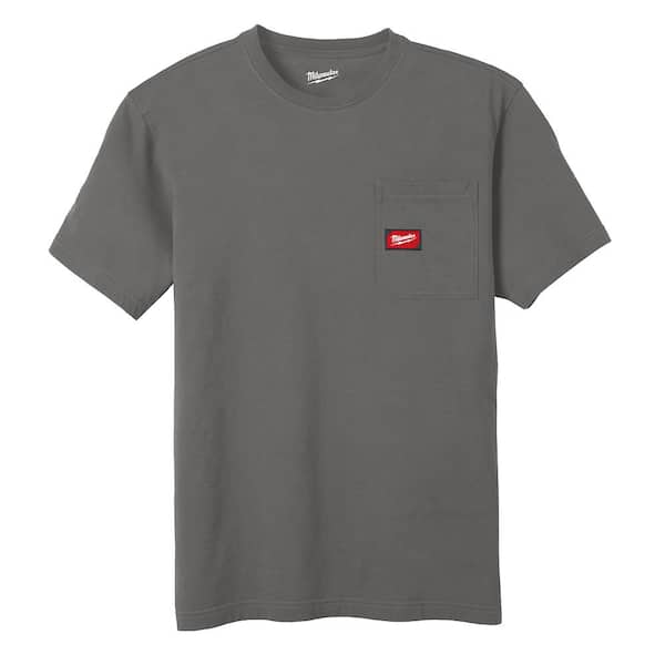 Milwaukee Men's X-Large Gray GRIDIRON Cotton/Polyester Short