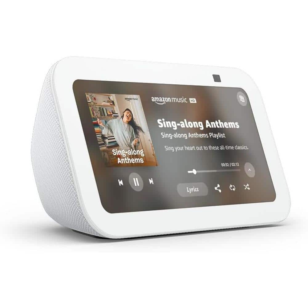 Amazon Echo Show 5 第3世代 ホワイト Amazon Echo Show 5 (3rd Gen), Smart Display with Deeper Bass and