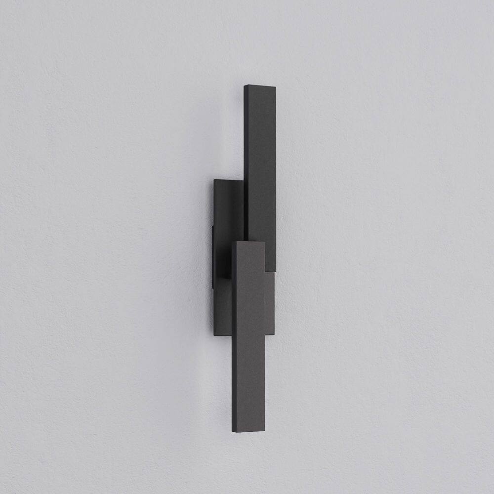 26 in. 2-Light Black LED Outdoor Metal Exterior Garage Front Porch Wall Lights Sconces Lighting Fixtures price history on PriceWatchPro