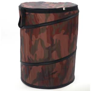 The Original Bongo Bag Red Came Collapsible Polyester Hamper with Lid