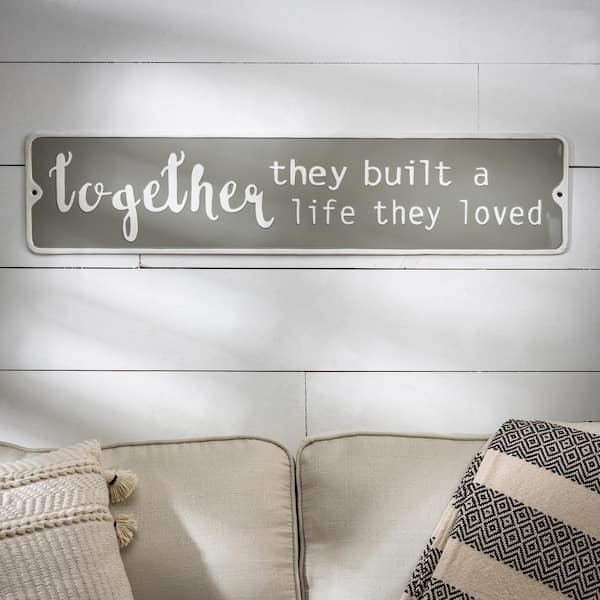 DecorSmart Wood Kitchen Wall Decor Wall Dining Room Decorations Signs Quotes Bless The Food Modern Farmhouse Style 129