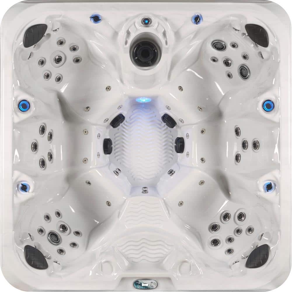 Grand Banks 6-Person Espresso Acrylic Hot Tub with LED Lighting