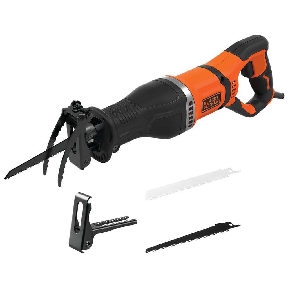 BLACK+DECKER Amp Corded Reciprocating Saw with Removable Branch Holder  BES301K The Home Depot