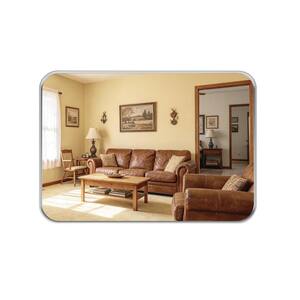 Sotion 22 in. W x 30 in. H Rectangular Metal Framed Wall Mounted ...